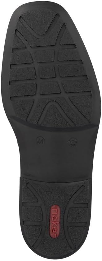 Detalle de Rieker B0812-00 Herren Businessschuhe Glattleder, Schwarz, Gr. 40 – Extraweite