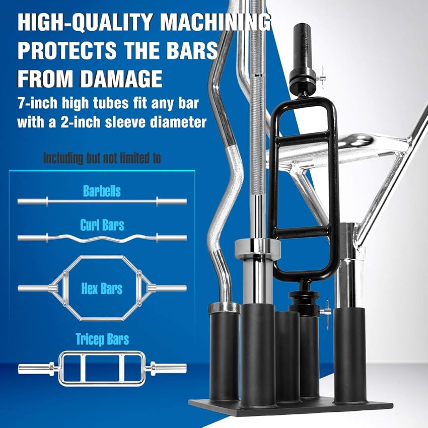 Thumbnail 2 de Yes4All Barbell Rack soporte vertical 5 barras