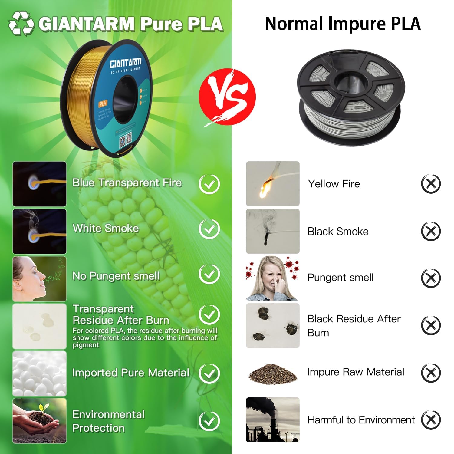Thumbnail 6 de GIANTARM Filamento PLA 1,75 mm Seda 1 kg