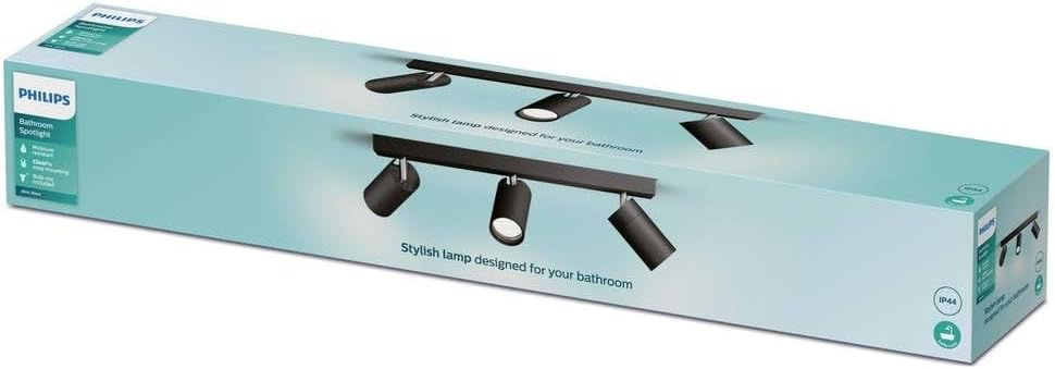 Thumbnail 3 de Philips Idris - Foco de Baño Negro IP44