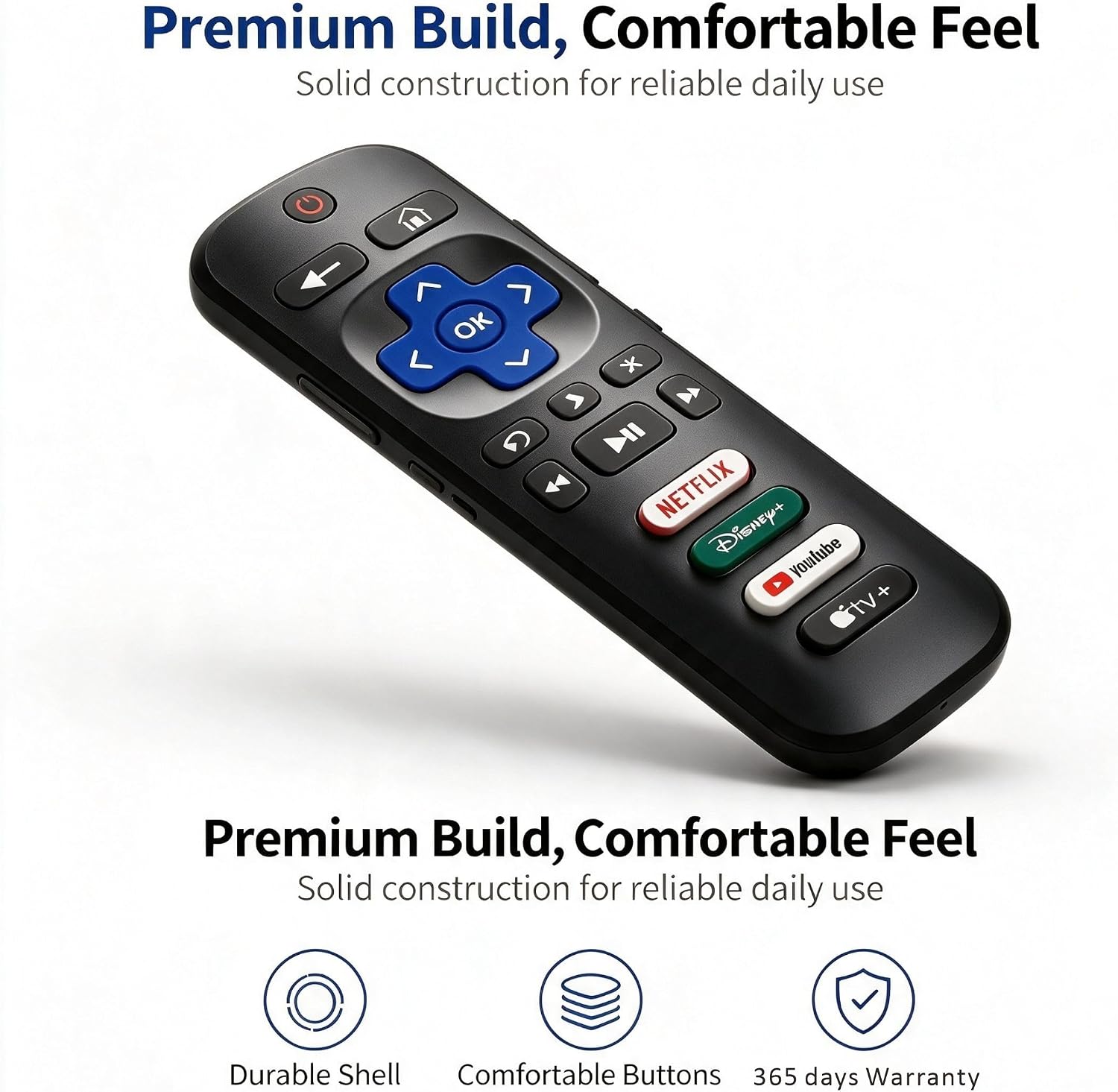 Thumbnail 6 de Brainice Replacement Remote for Roku TVs