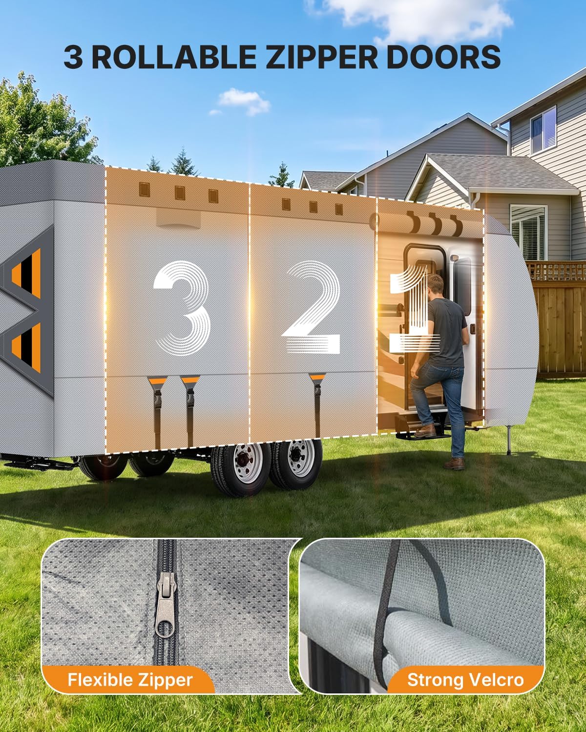 Detalle de Somokg RV Cover 30–33 ft