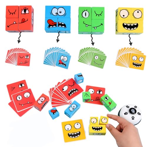 Detalle de LADVATKIN Juego de madera interactivo con dados y timbre🧩