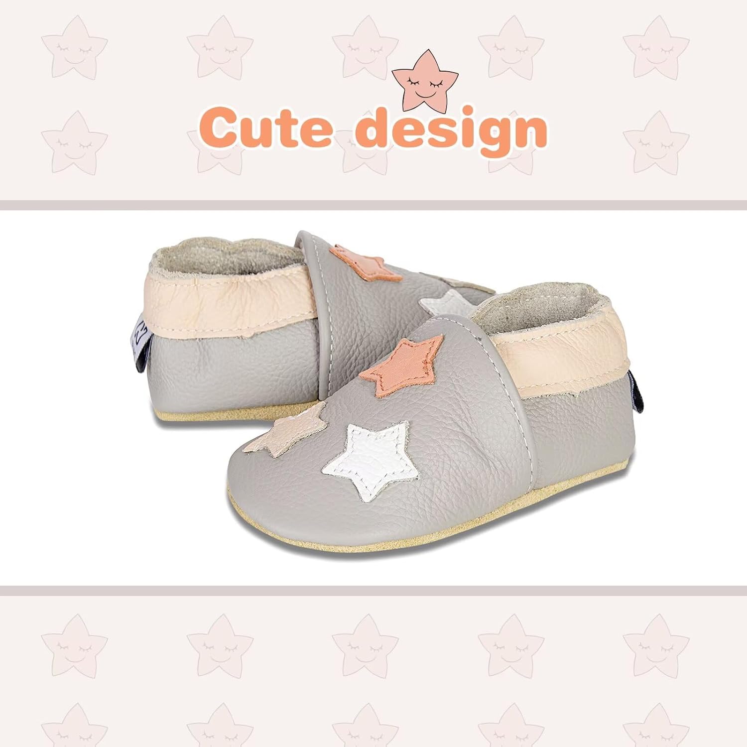 Thumbnail 4 de HMIYA Weiche Leder-Krabbelschuhe 0-6 Monate