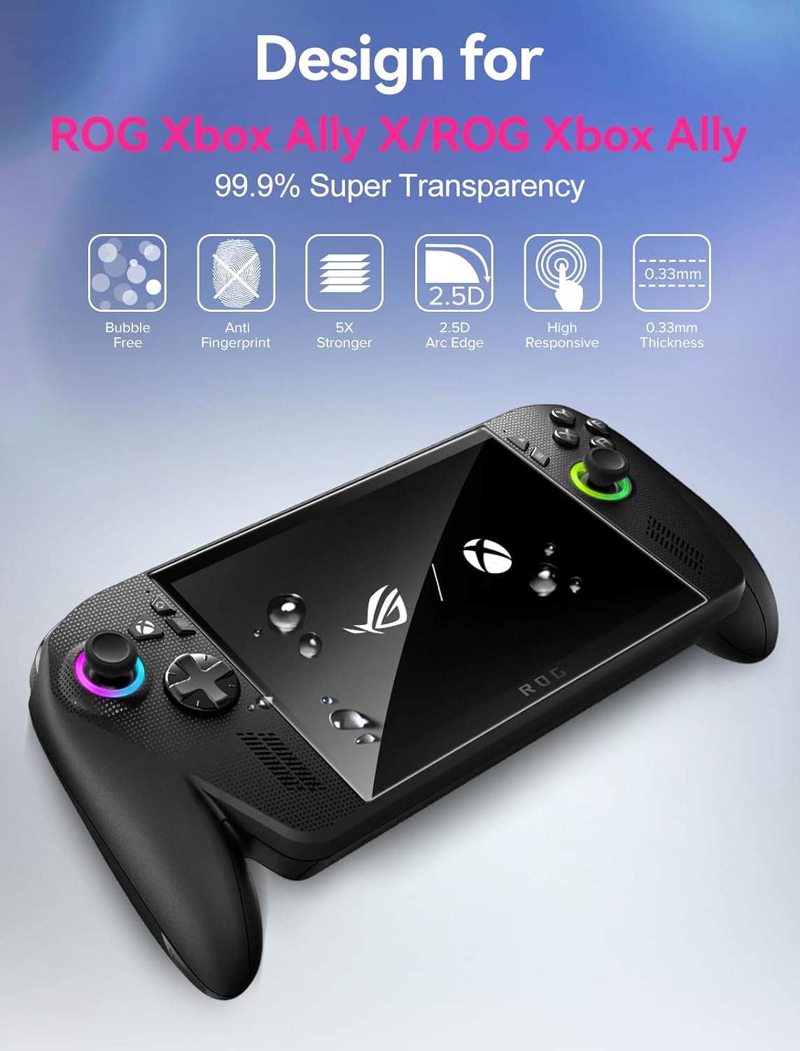 Thumbnail 2 de ivoler Screen Protector for ROG Xbox Ally X 3-Pack