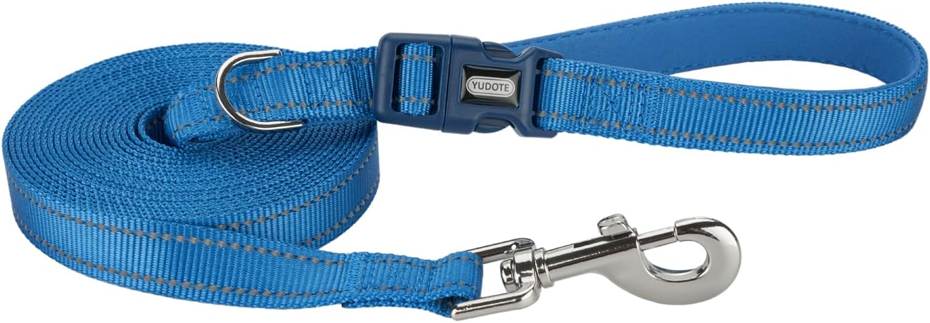 Thumbnail 5 de Petiry Long Dog Training Lead 5m with Reflective Nylon, Padded Handle and 360° Clasp