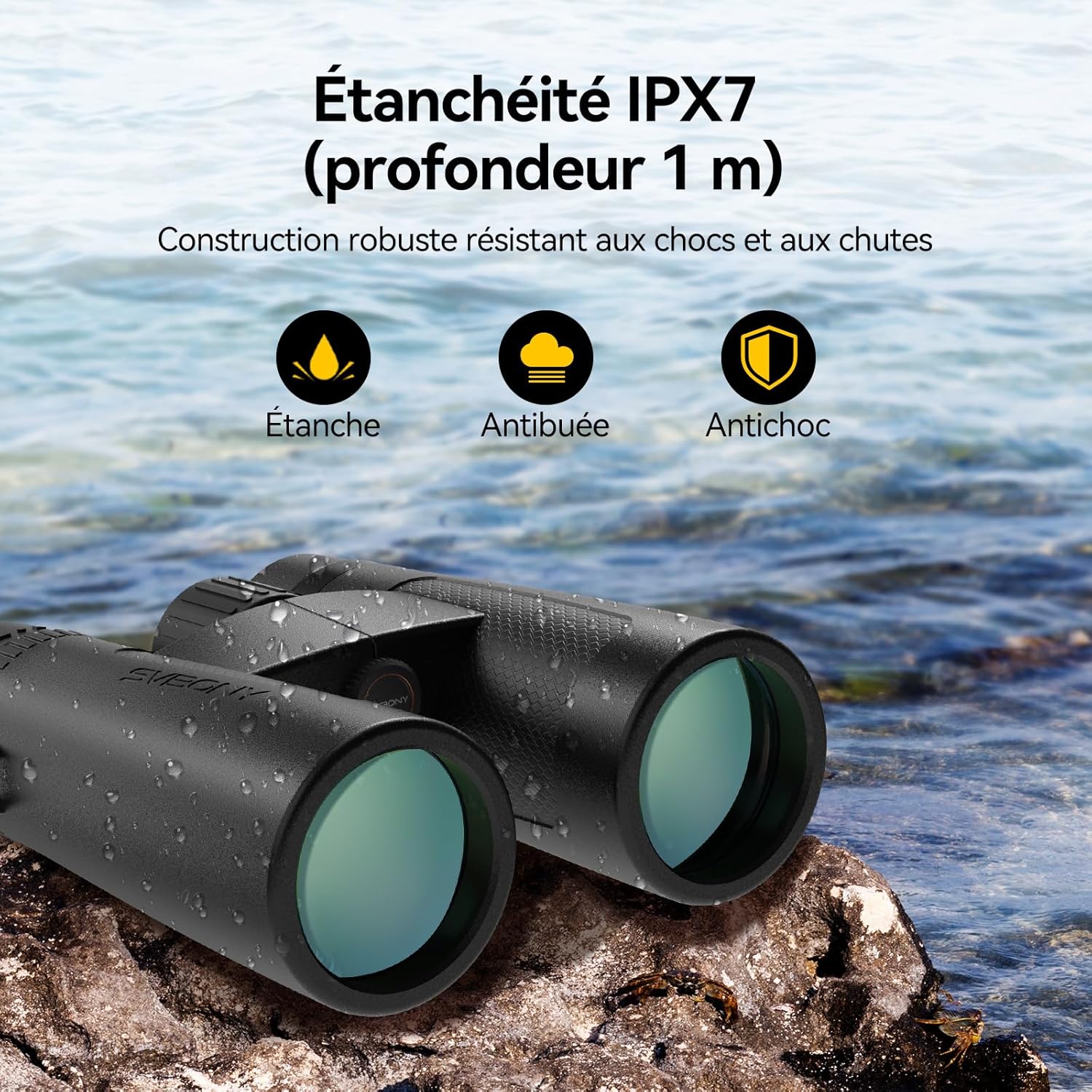 Thumbnail 4 de Jumelles Svbony SV202 Updated ED 10x42 – verres ED, prismes diélectriques et conception étanche
