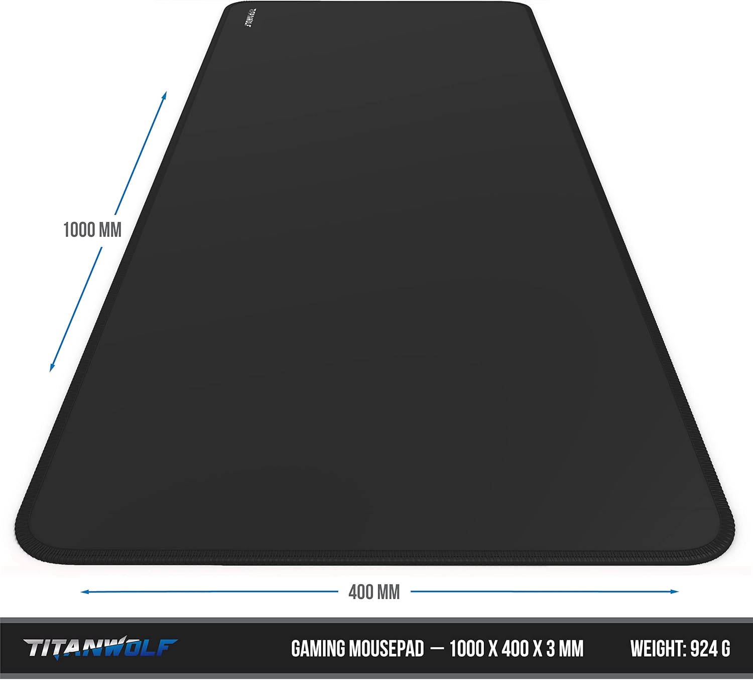 Thumbnail 1 de TITANWOLF Extra Large Gaming Mouse Pad (1000 x 400mm) XXL desk mat