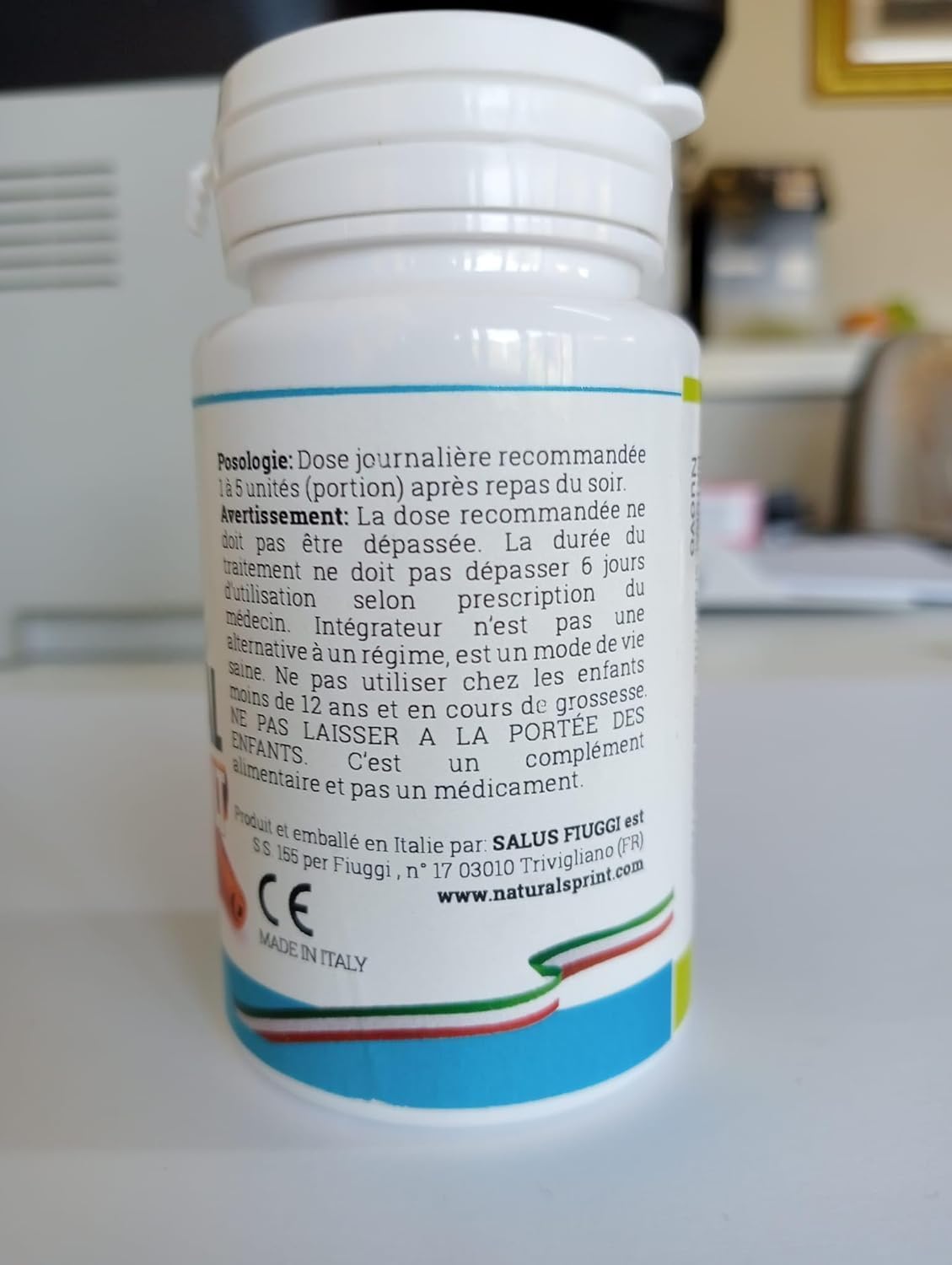 Detalle de Natural Sprint – Laxatif puissant pour adultes, 100 % naturel, 360 comprimés