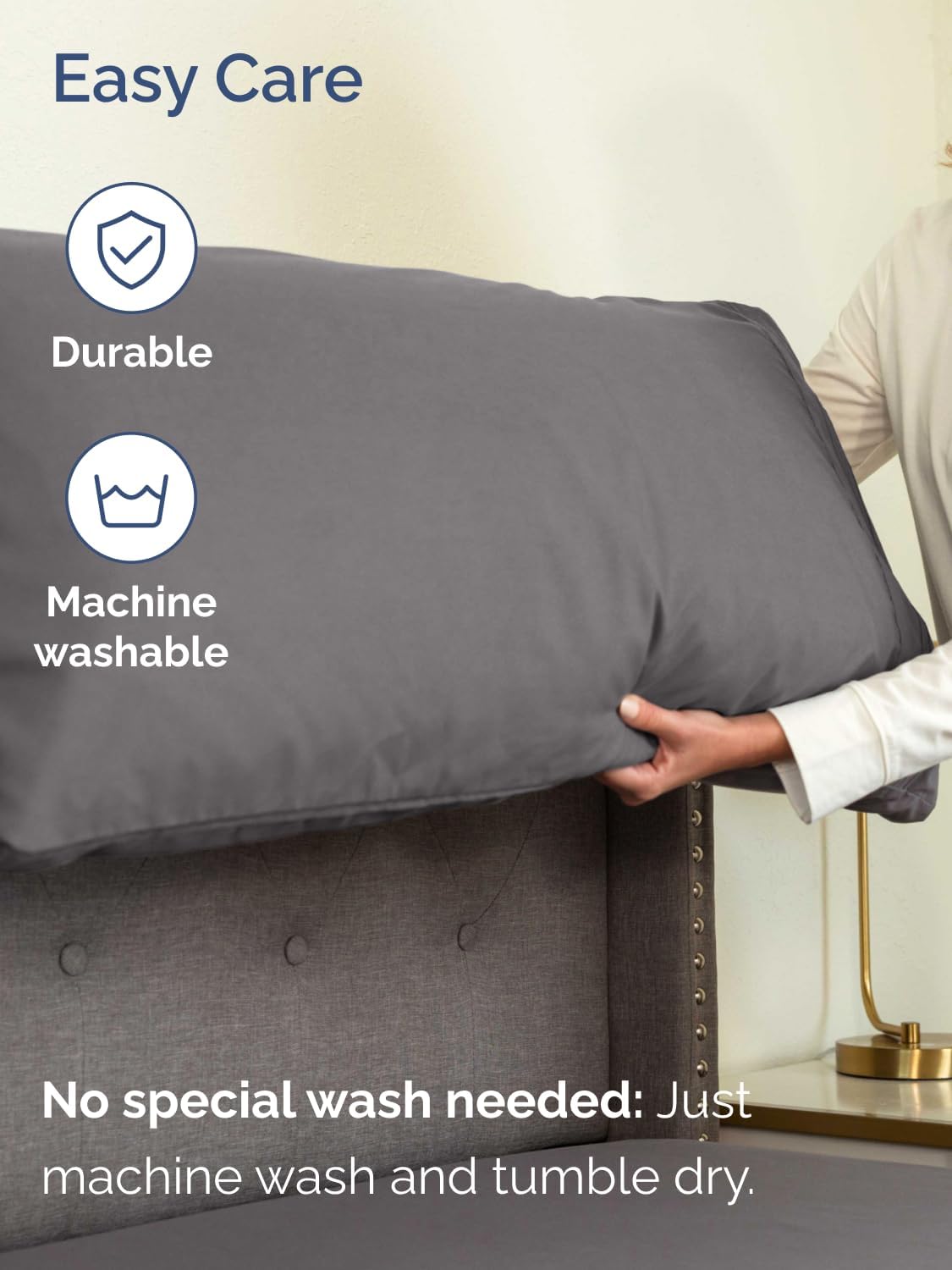 Thumbnail 6 de CGK Unlimited Extra-Deep King Sheet Set (6-Piece) — Breathable, Wrinkle-Resistant Microfiber with Pillowcases