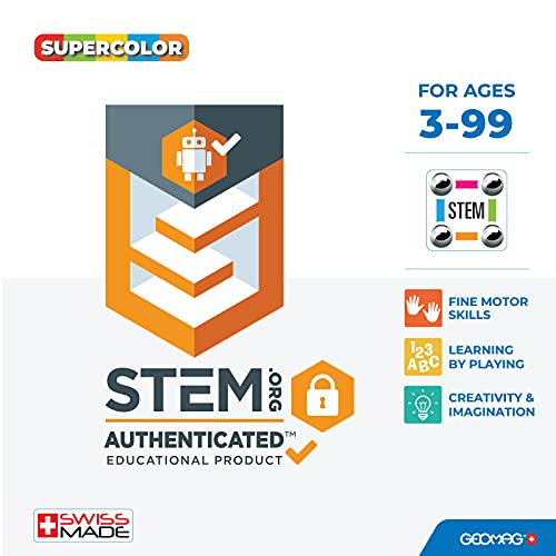 Thumbnail 6 de Geomag Supercolor Costruzioni Magnetiche per Bambini - Linea Green, 52 Pezzi