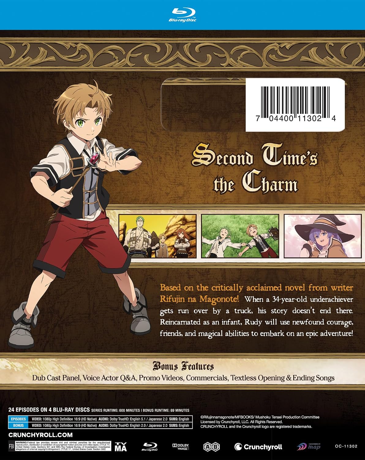 Detalle de Mushoku Tensei: Jobless Reincarnation Season 1 Blu-ray