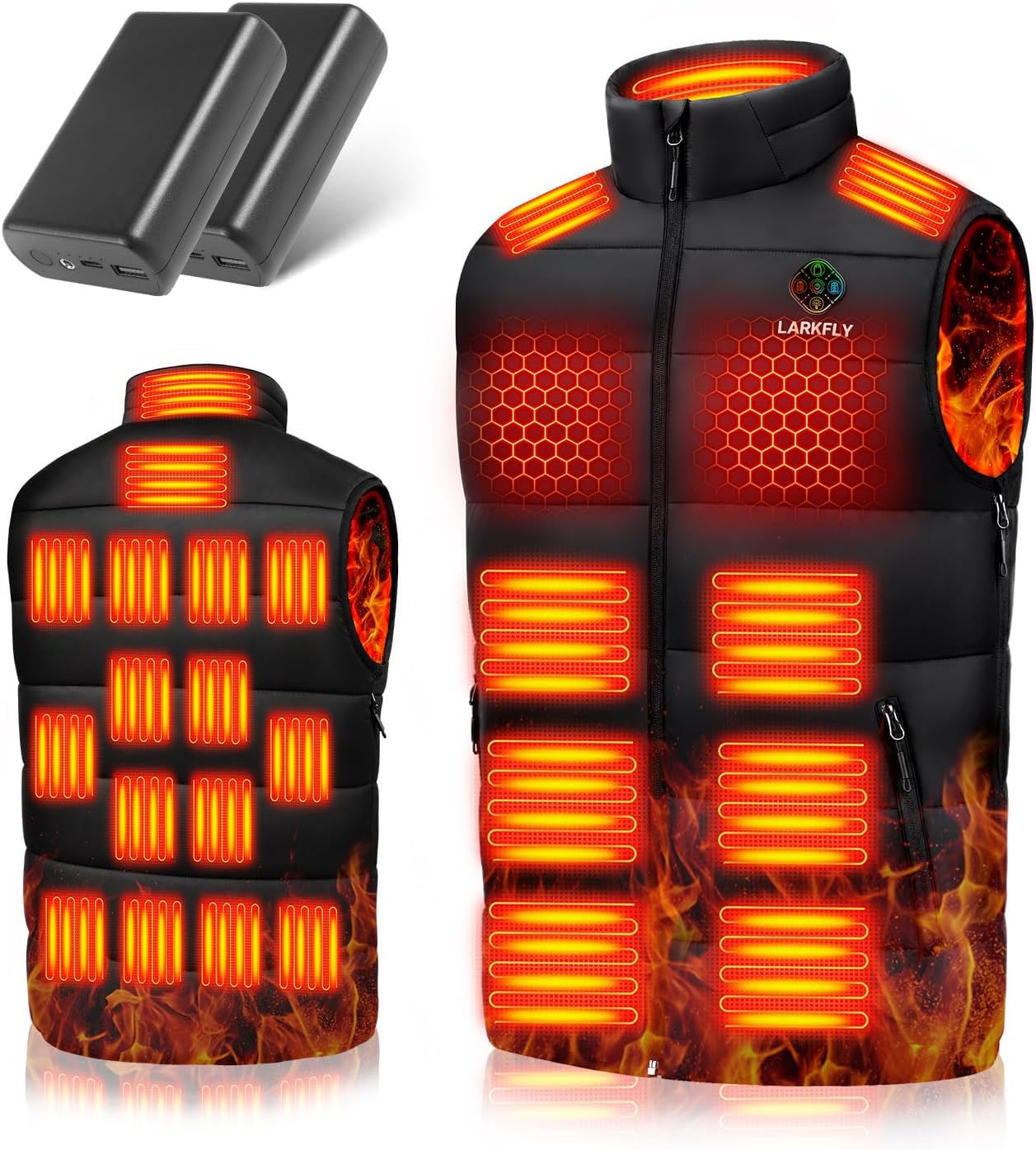 Detalle de Larkfly Heated Vest with 7.4V Battery