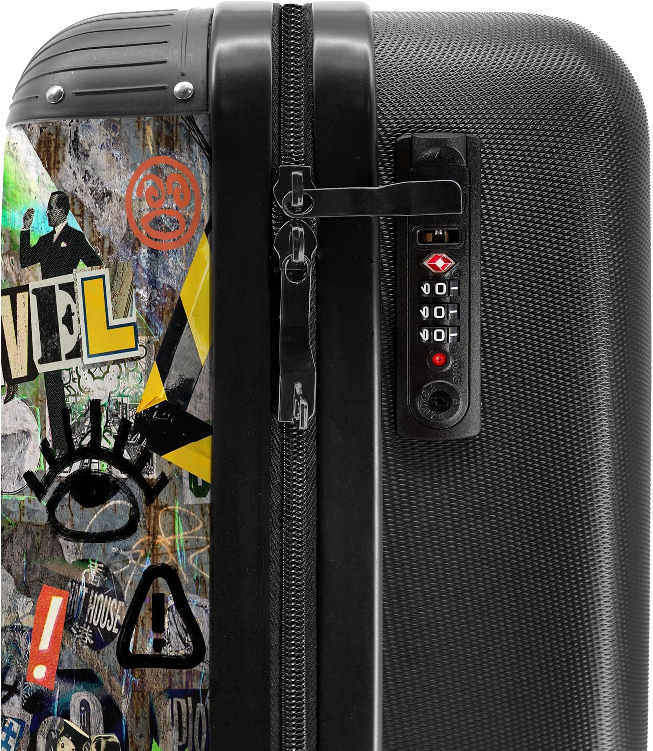Thumbnail 4 de NoBoringSuitcases Mona Lisa Graffiti ✈️ Maleta de cabina 55x40x20