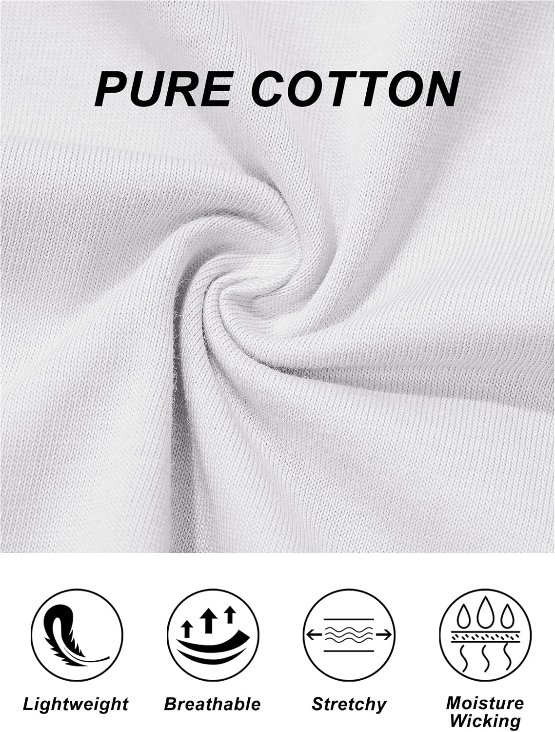 Detalle de MAGCOMSEN Women's Cotton Short Sleeve Crew Neck T Shirt
