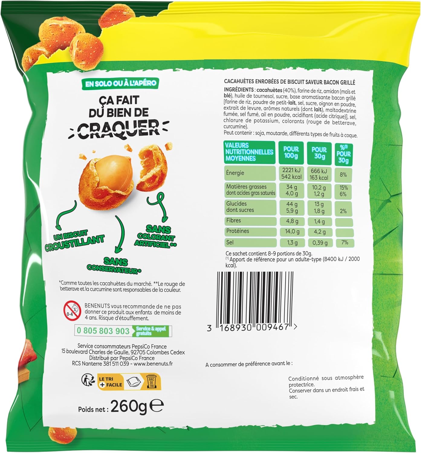 Detalle de Twinuts Gout Bacon 12x260g