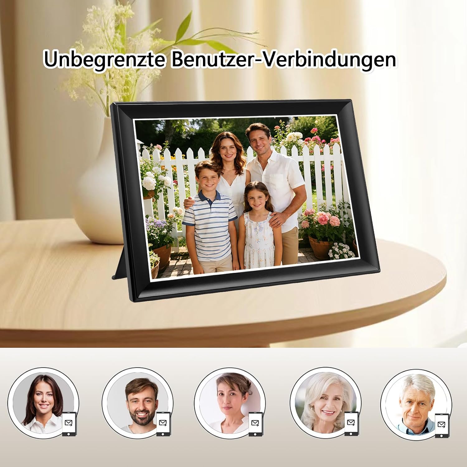 Thumbnail 6 de FRAMEO 11 Zoll digitaler Bilderrahmen mit 64 GB