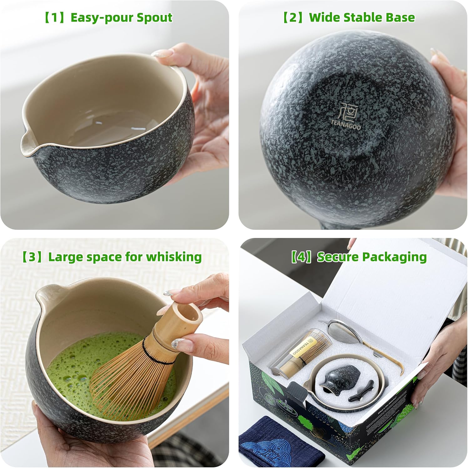 Detalle 2 de TEANAGOO Matcha Kit 7 piezas
