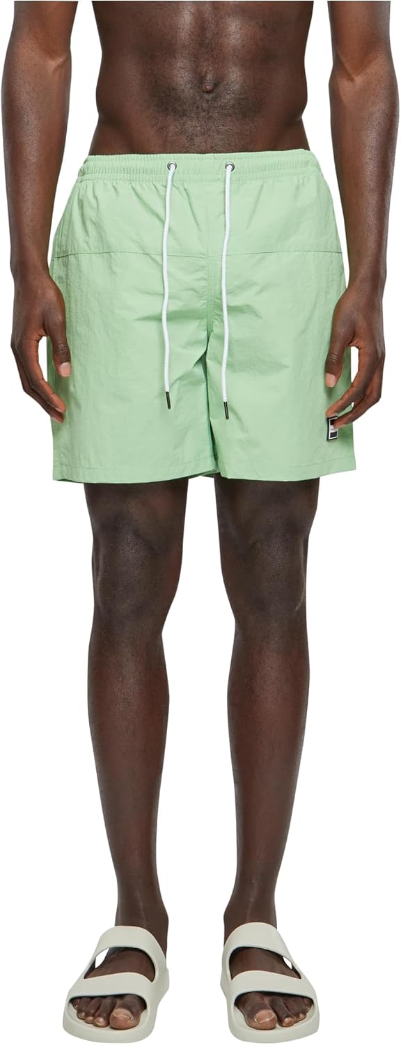 Thumbnail 6 de Urban Classics Block Swim Shorts Uomo – Blk/Blk, L