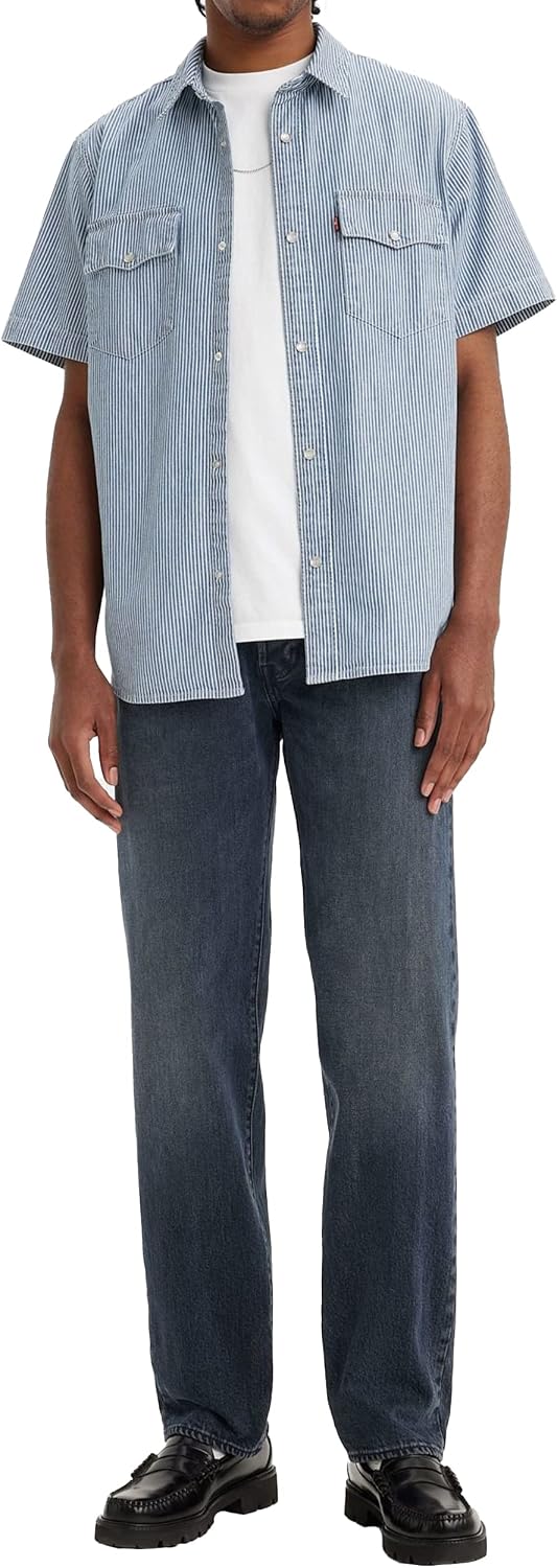 Thumbnail 6 de Levi’s 501 Original Fit Jeans Homme Blue Black Stretch, 34W / 32L