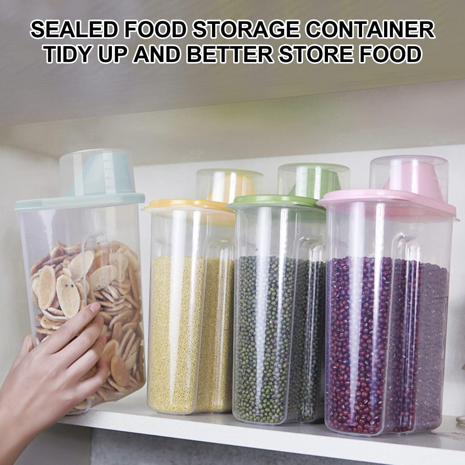 Thumbnail 6 de TOWEAR 2-Pack Airtight Dog Food Containers 2.5L