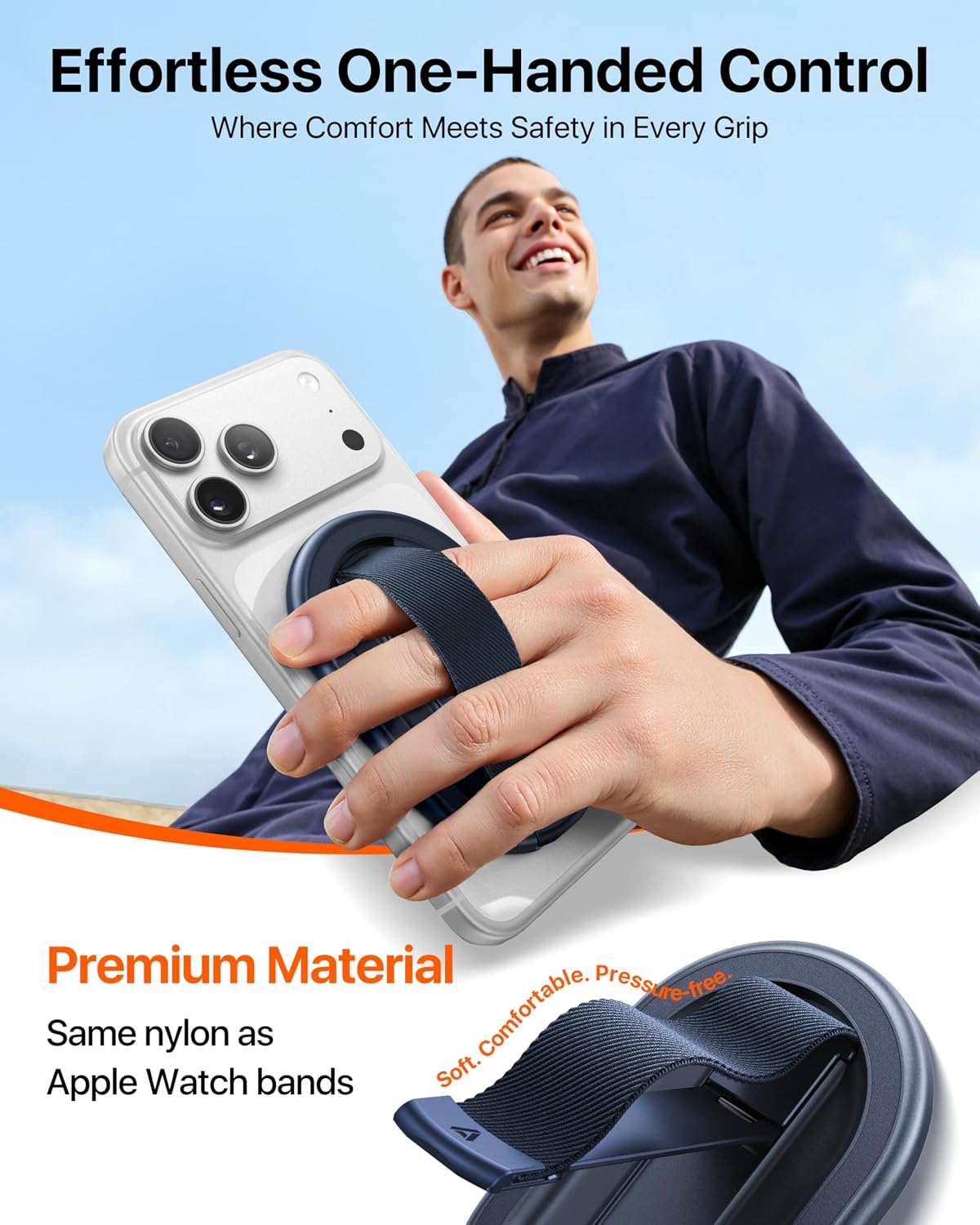 Thumbnail 1 de andobil 2026 Magnetic Phone Grip for MagSafe 17