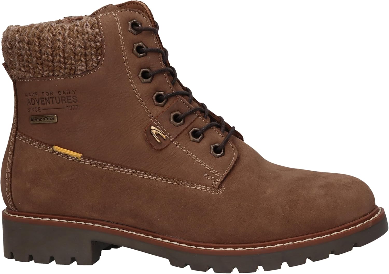 Detalle de camel active Damen Hoher Schnürboot aus Nubukleder