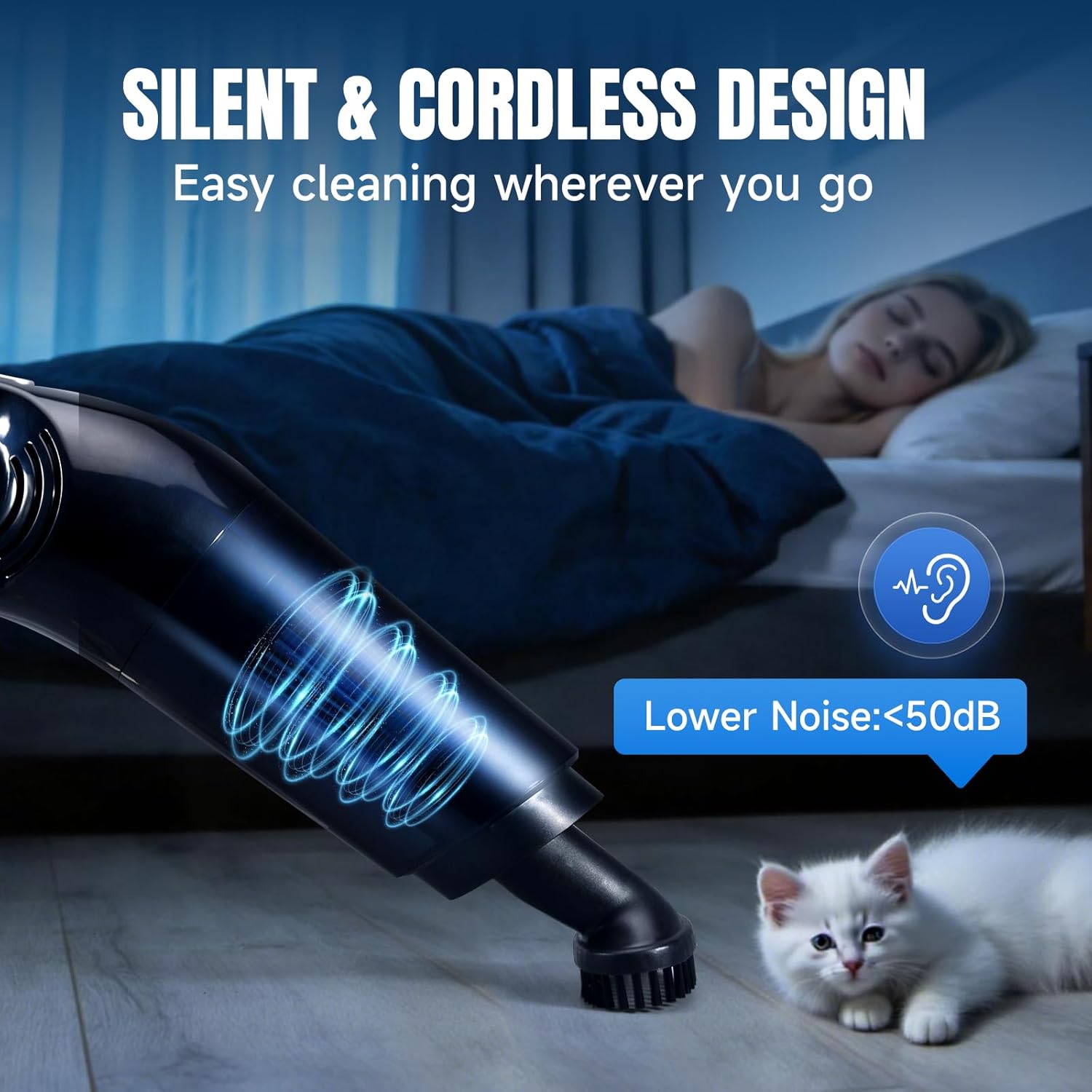 Thumbnail 4 de OMXA Handheld Vacuum Cleaner: 10,000 Pa Cordless Power in a Lightweight, Rechargeable Unit