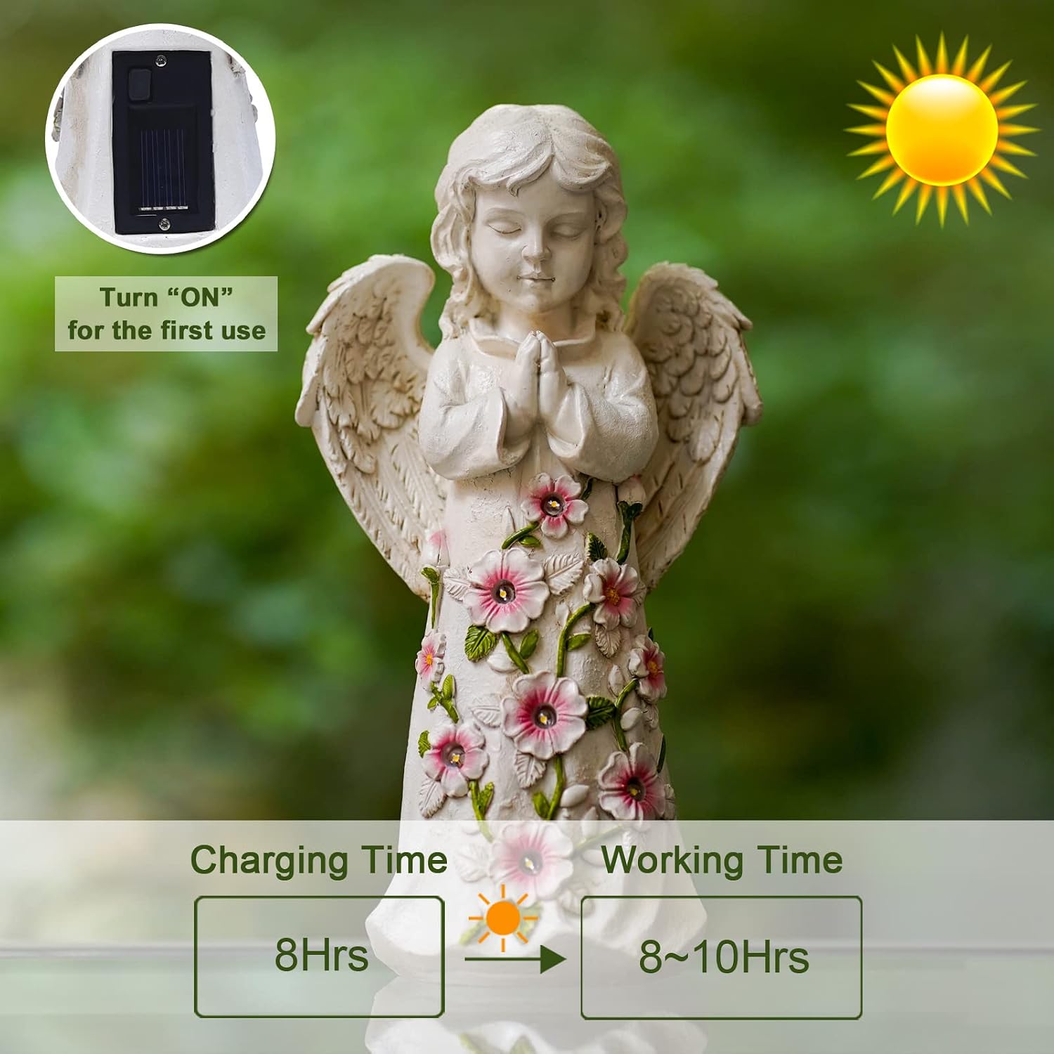 Thumbnail 6 de Goodeco Angel Garden Ornaments Statue 24.5cm