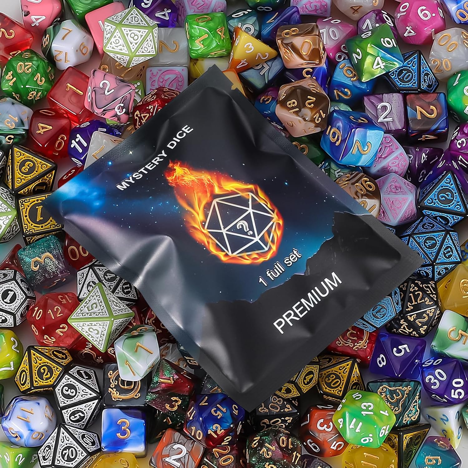 Thumbnail 3 de QMAY Mystery Dice 6x7 Polyhedral Sets