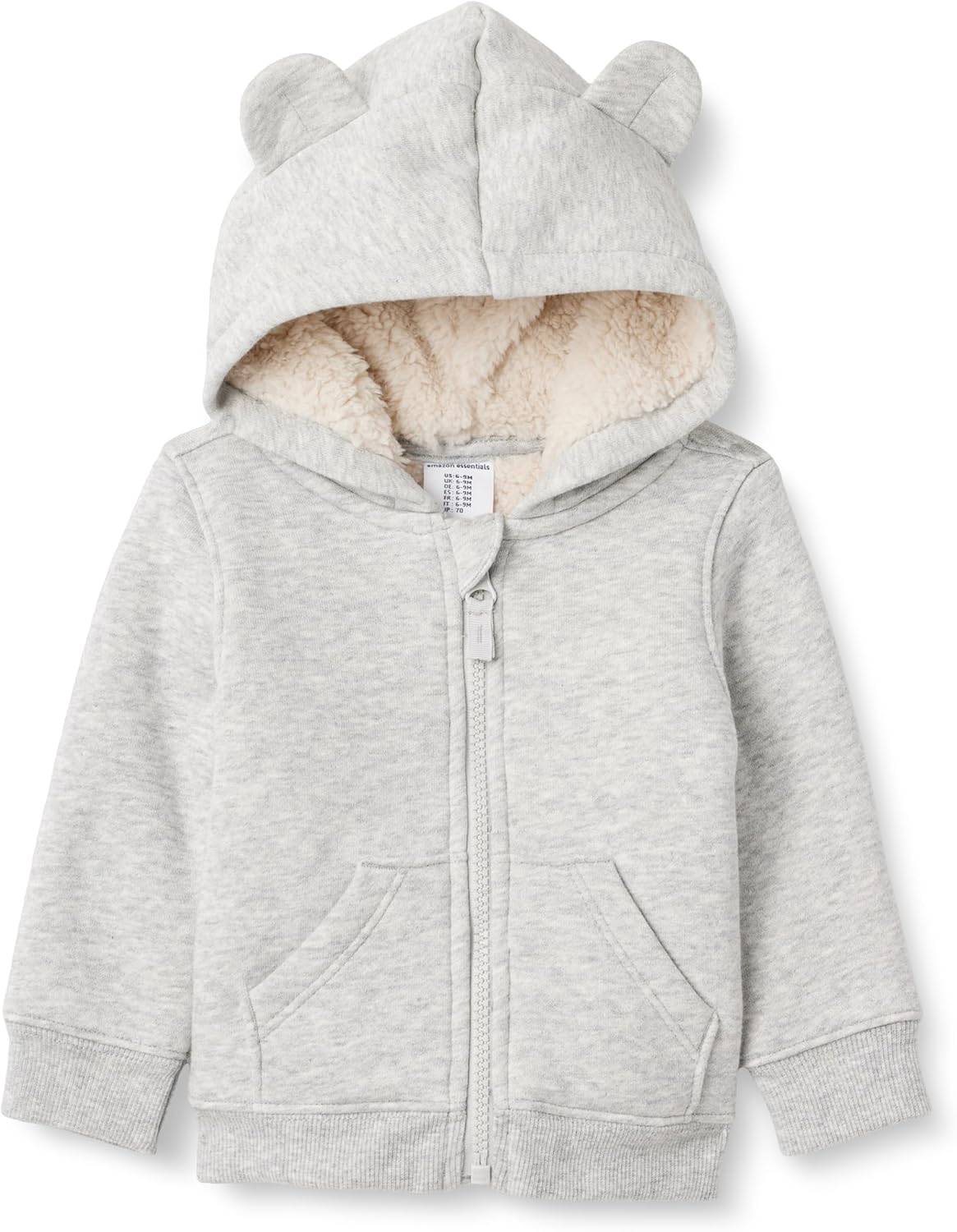 Detalle de Amazon Essentials Sherpa Lined Baby Hoodie