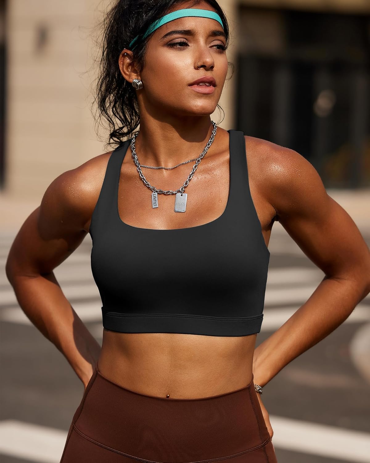 Thumbnail 1 de RUNNING GIRL Molded Cup High-Impact Sports Bra