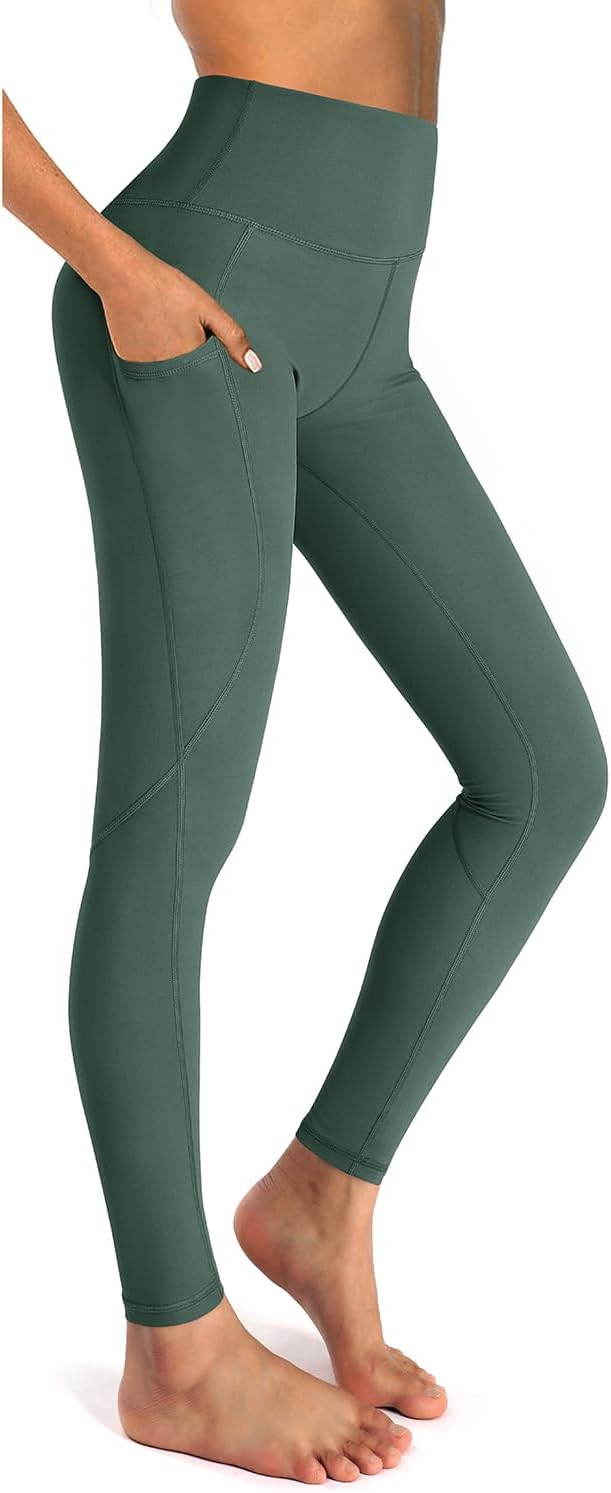 Detalle de OUGES Damen Sport Leggings High Waist Yogahose đ§â