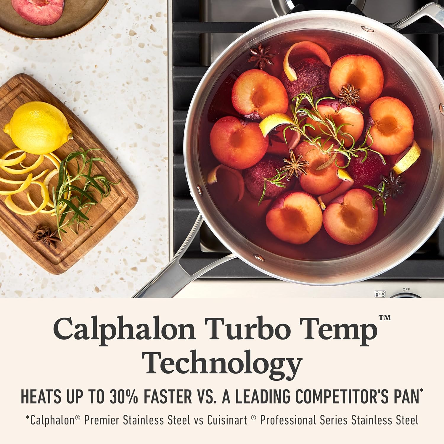 Detalle de Calphalon Stainless Steel Chef's Pan 4.5 Qt