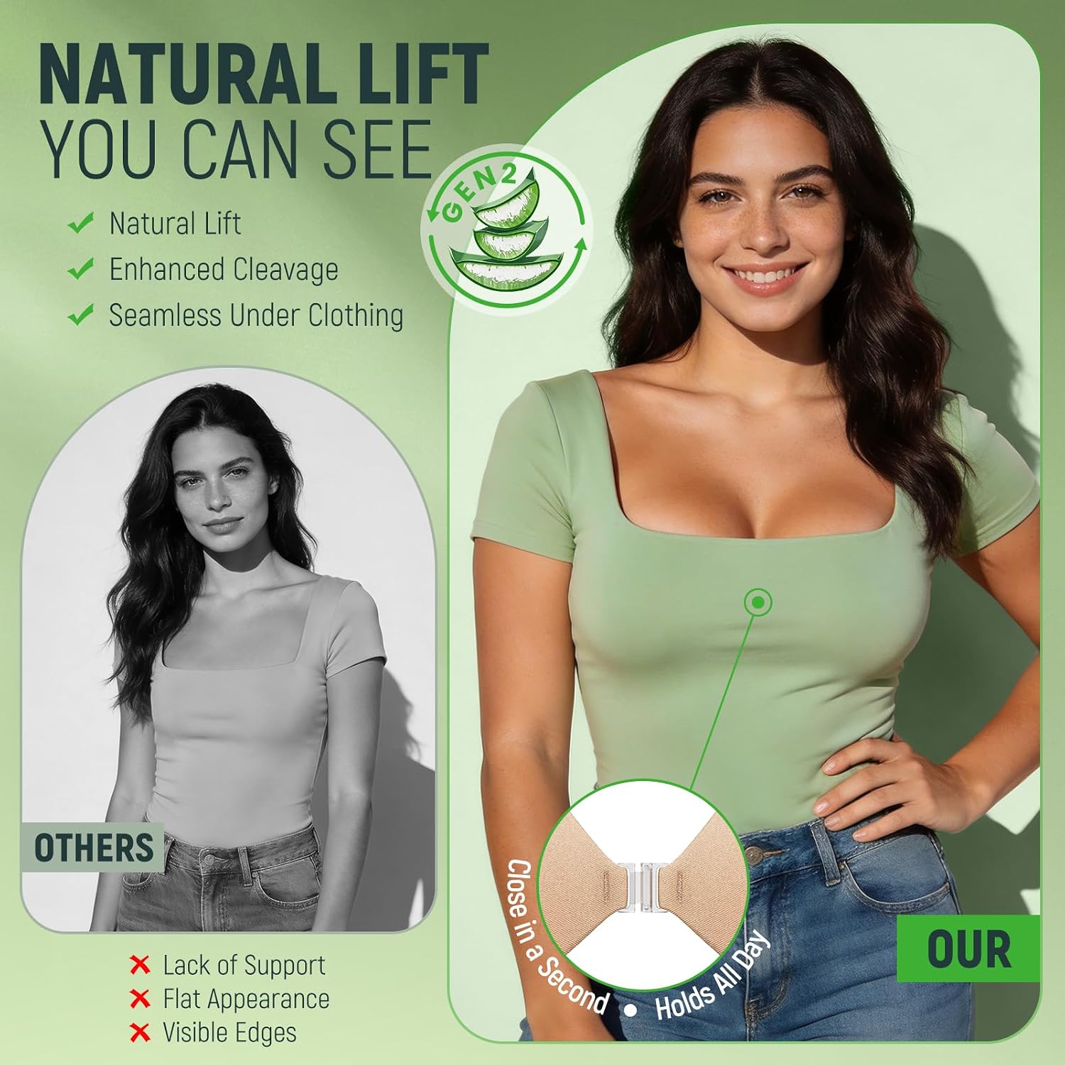 Detalle 2 de MSHalo Adhesive Bra Silicone