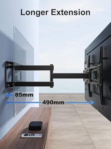 Detalle de Perlesmith Soporte Pared para TV 26-60" 🖥️ Extensible y Giratorio