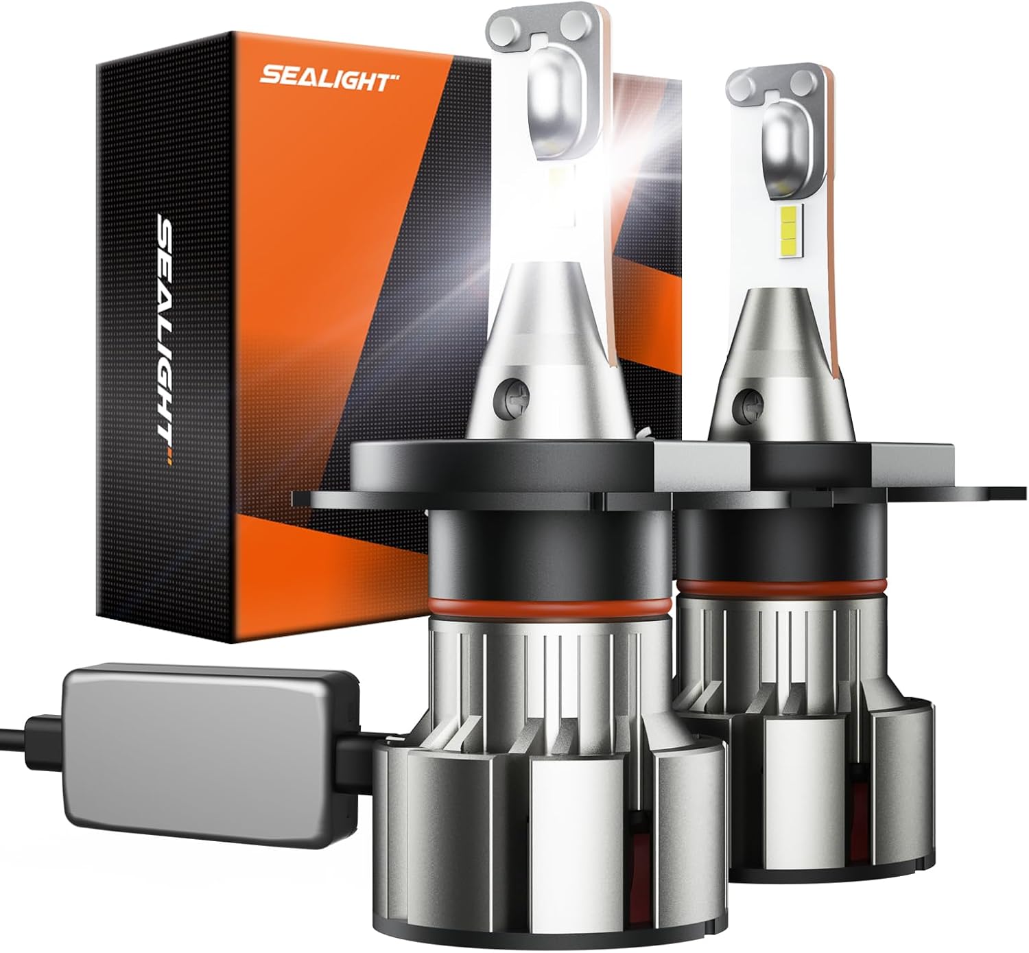 Detalle de SEALIGHT H4/9003/HB2 Bulbs 36000LM Daylight White 6000K