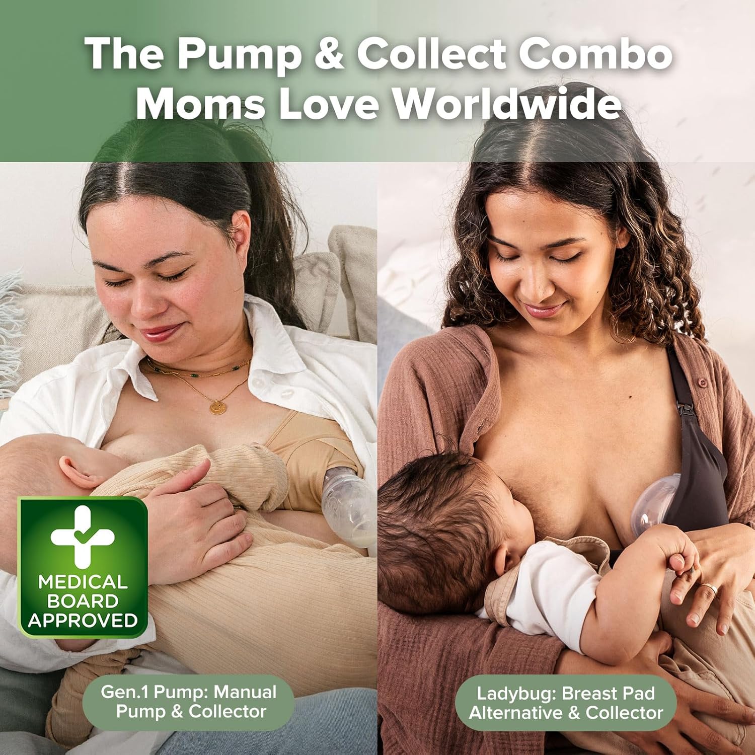 Thumbnail 1 de Kit haakaa tire-lait manuel 100 ml et collecteur de lait en forme de coccinelle 75 ml, silicone alimentaire