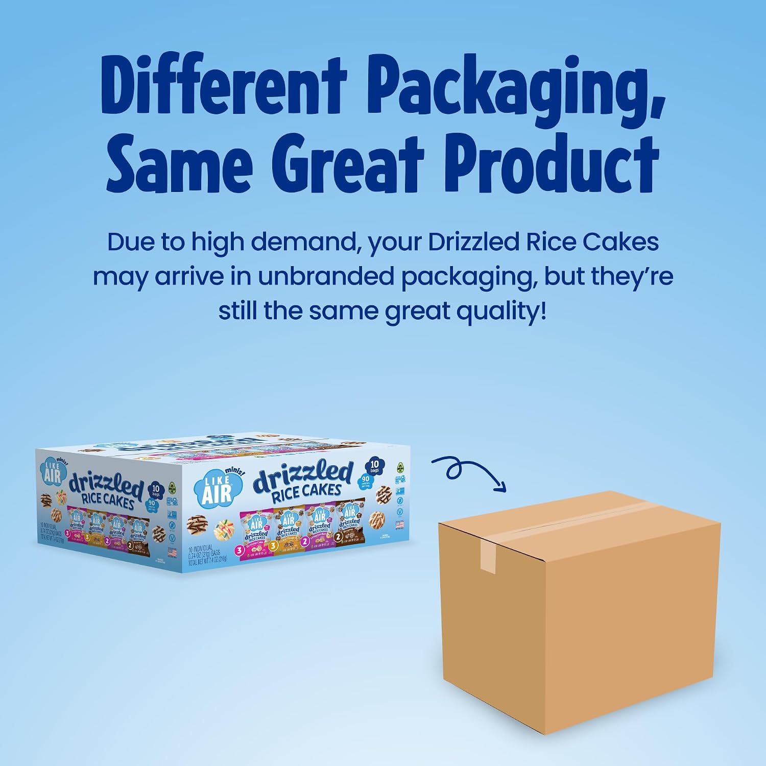Detalle 2 de Like Air Rice Cakes 10-Count Variety Pack