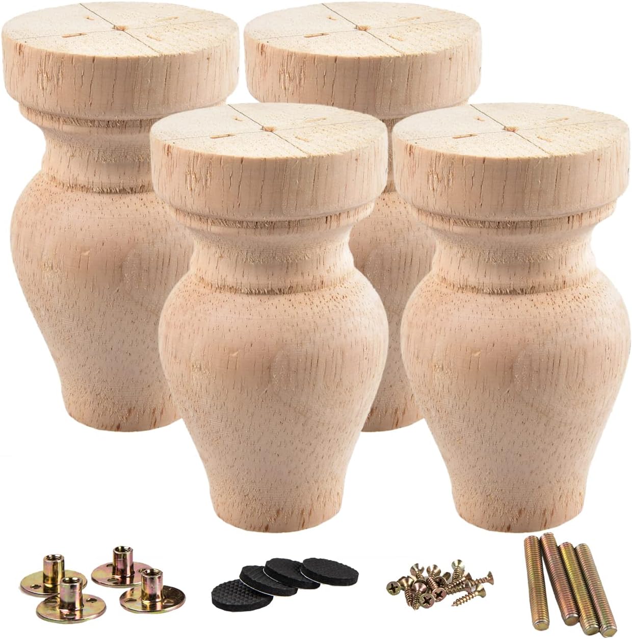 Thumbnail 6 de La Vane Wooden Furniture Legs 15 cm
