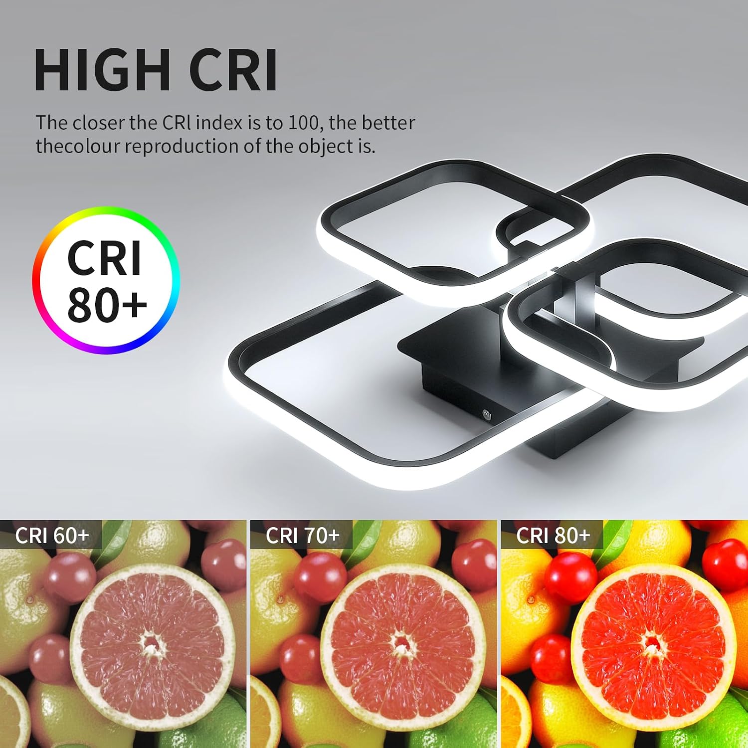 Thumbnail 6 de DELIPOP CHY-DIUCJ-890 LED Ceiling Light, 60W, 6,750 lm, 6500K