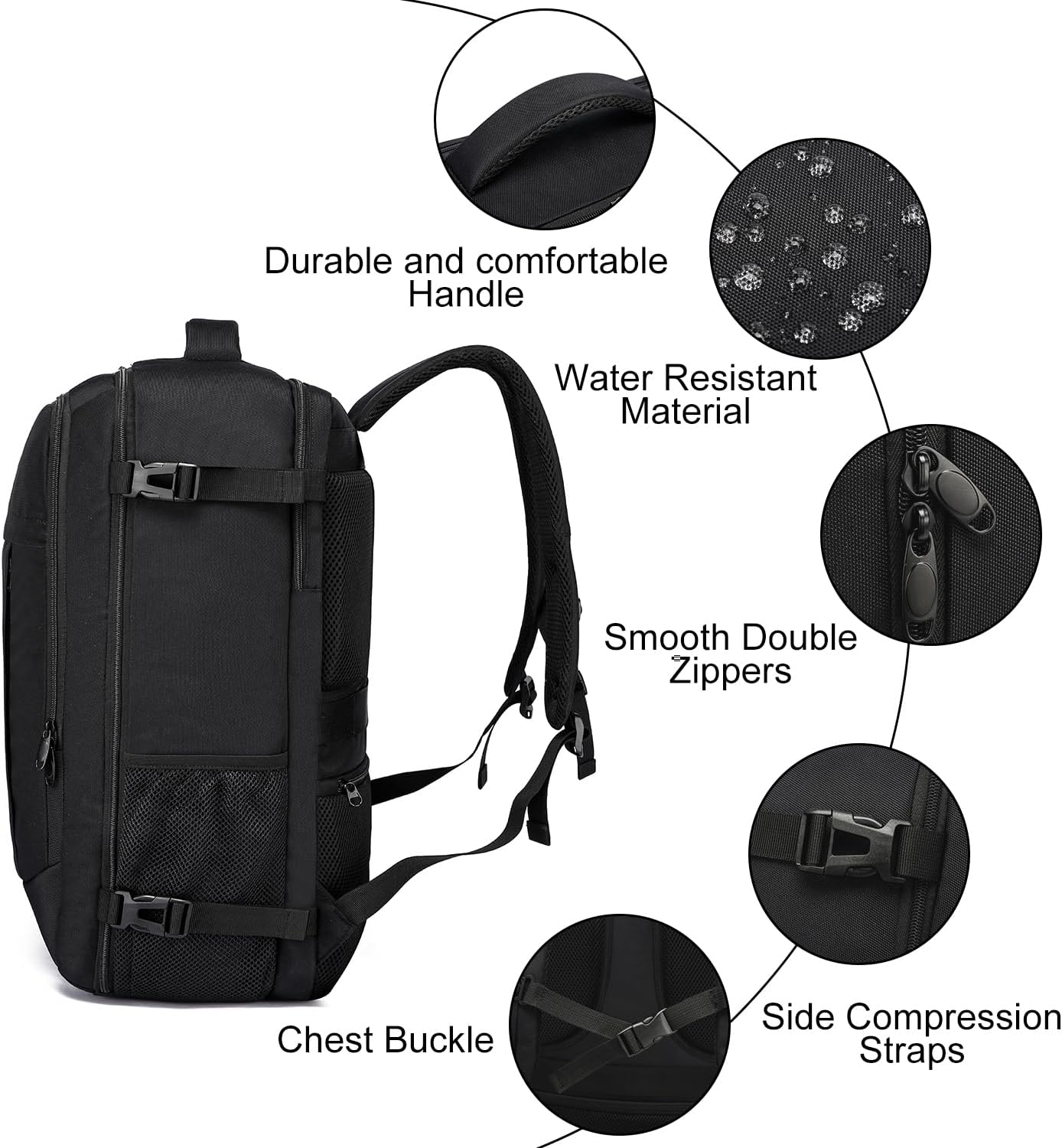 Thumbnail 4 de LIGSAN Ryanair Cabin Bag 55x40x20 Backpack