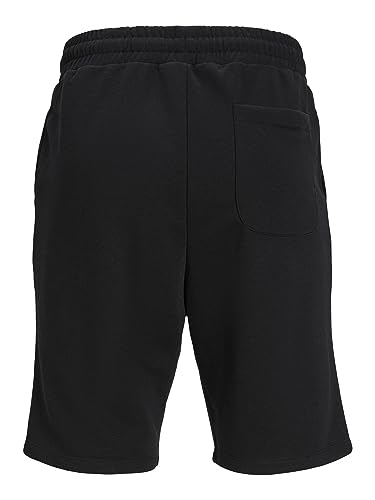 Thumbnail 3 de JACK & JONES bermuda de sudadera negra con cordón y bolsillos laterales (talla XXL)