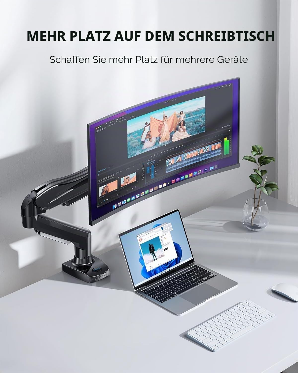 Thumbnail 4 de HUANUO Monitor Halterung 13–32 Zoll