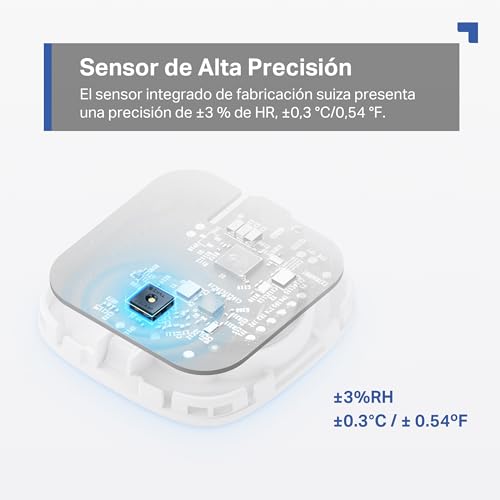 Detalle de Tapo TP-Link T310: Sensor de Temperatura y Humedad WiFi Inteligente (requiere hub H100)