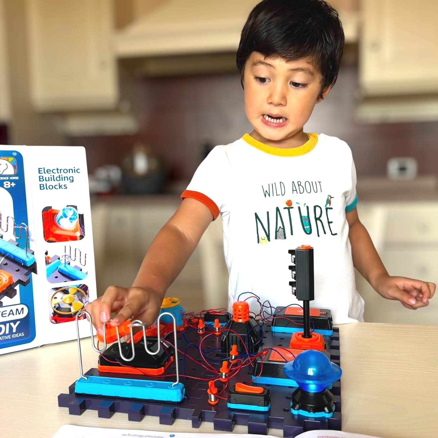 Detalle de Bright Panda Explorer Advanced Set electric circuit kit for children (100+ science experiments)