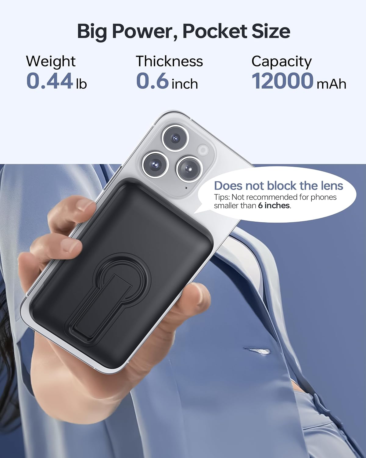Thumbnail 5 de MagSafe Power Bank 12000mAh Portable Charger