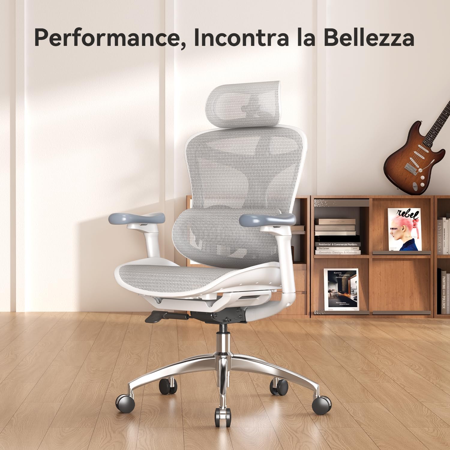 Thumbnail 3 de SIHOO Doro C300 – Sedia ergonomica da ufficio con braccioli 3D e supporto lombare auto-adattivo