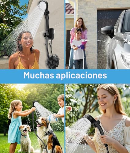 Thumbnail 7 de WADEO Ducha de Camping con Batería Recargable: Portátil, Sumergible y con Pantalla Digital