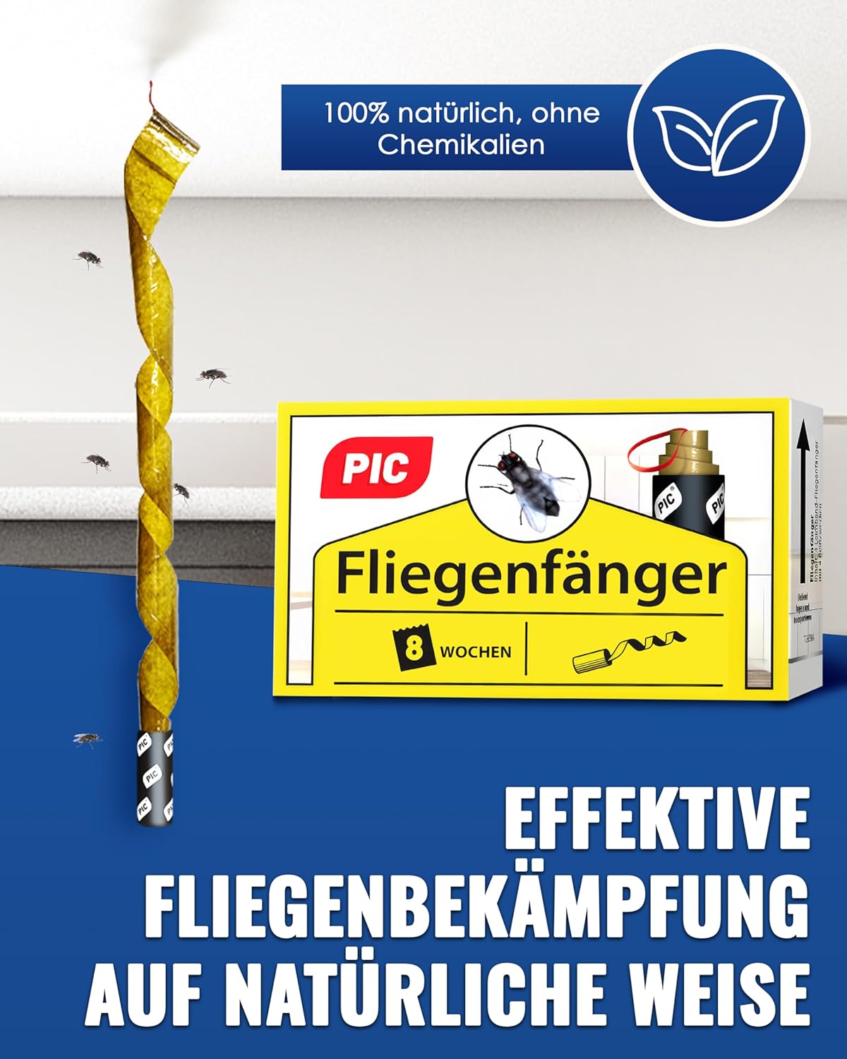 Thumbnail 1 de PIC Fliegenfänger 16x Fruchtfliegenfalle 8 Wochen